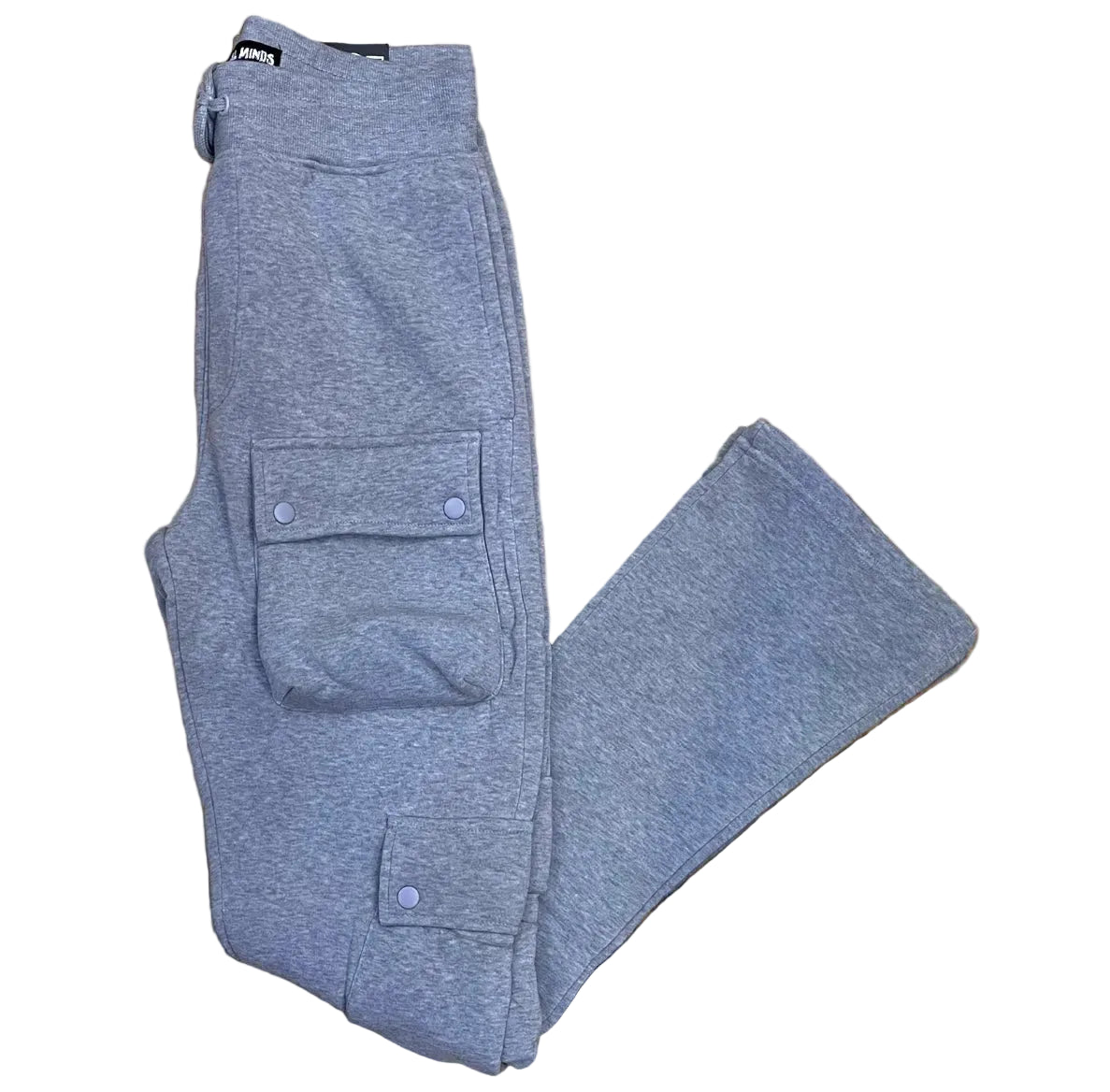 WH-100-476 - Stacked Cargo Fleece Pants