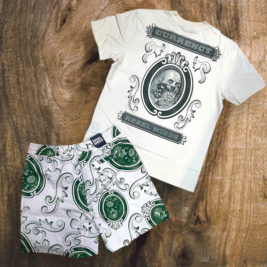 151-114 - Benjamin Bandit Shorts SET (Cream)