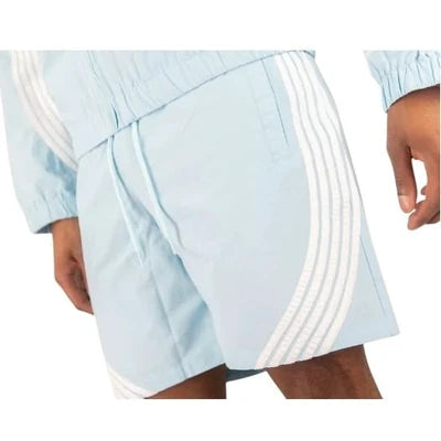 A00-14905 - Striped Relax Fit Nylon Shorts