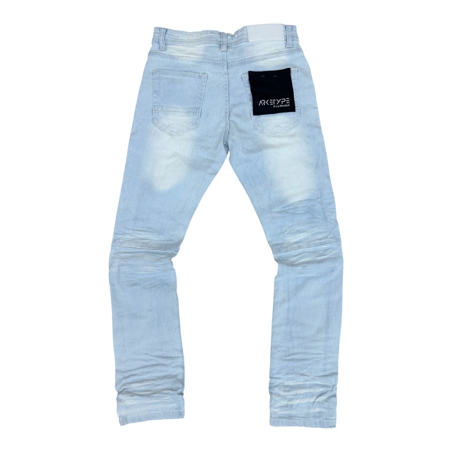 WH-P512K - Boy's/Kids Double Whisker Slim-Fit Stretch Jeans