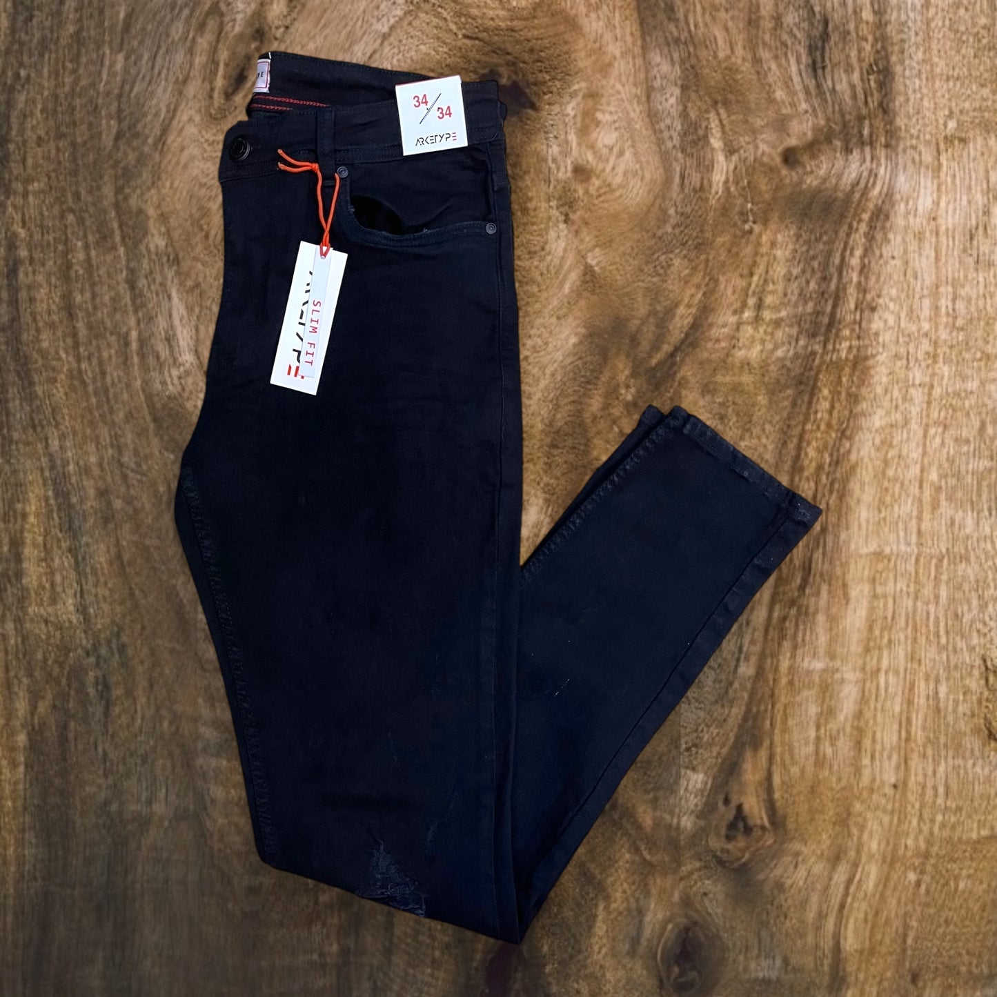 P430 - Sydney Ripped Slim-Fit Stretch Jeans