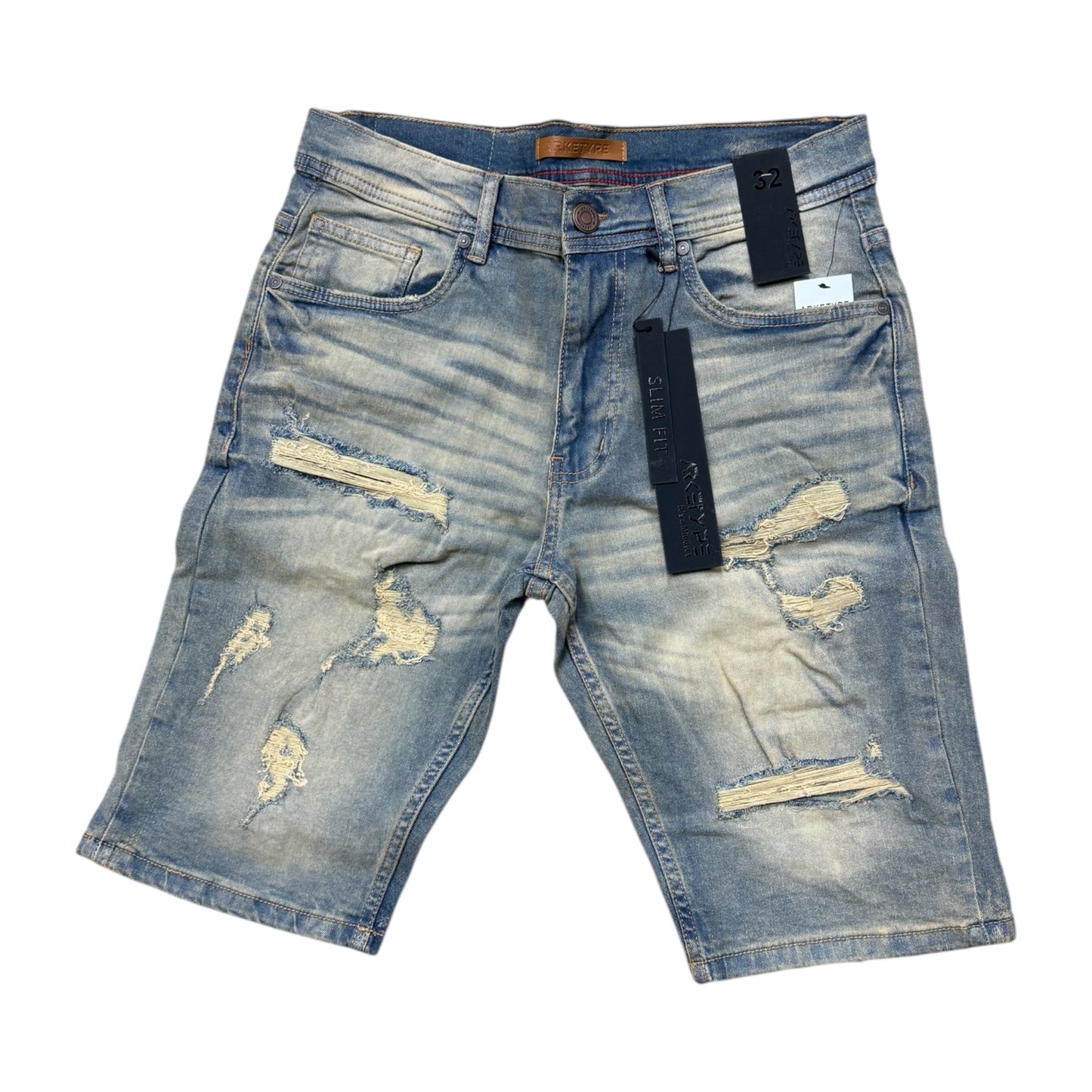 SC01 - Core Ripped Urban Slim-Fit Stretch Shorts