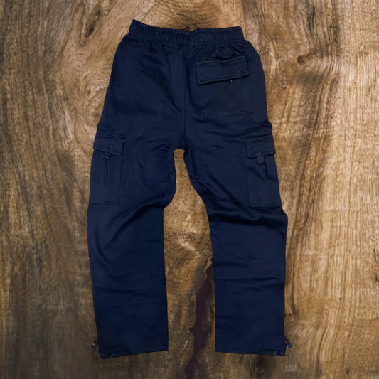 P2254 - Fleece Cargo Regular-Fit Pants
