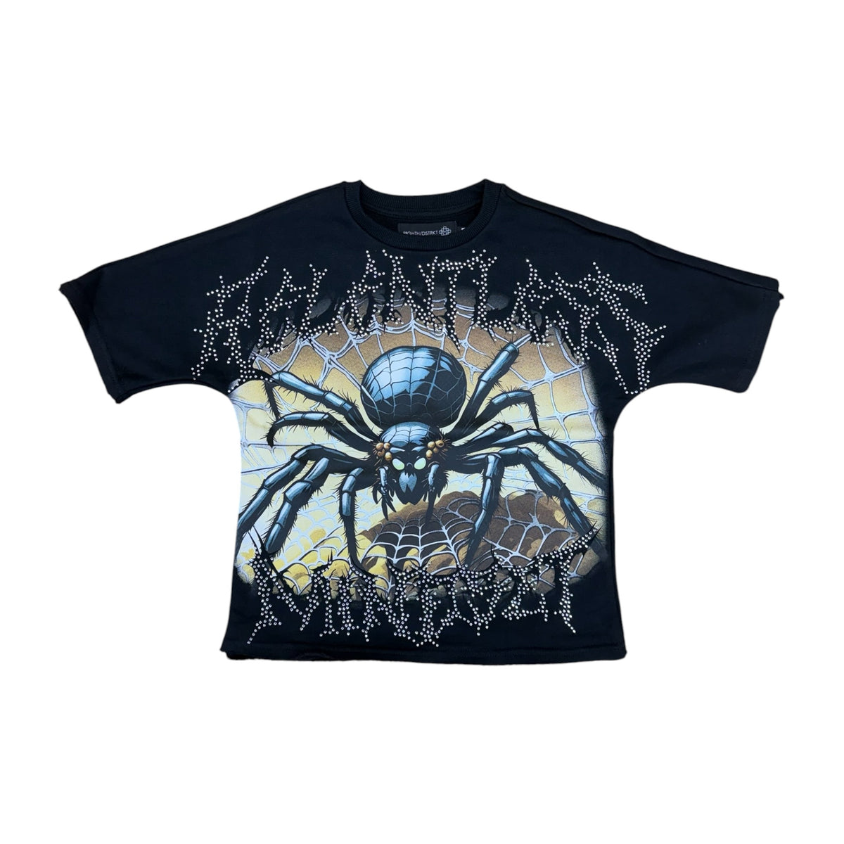 FD2645K - Boy's/Kid's Relentless Mindset with Rhinestone French Terry Cropped Top