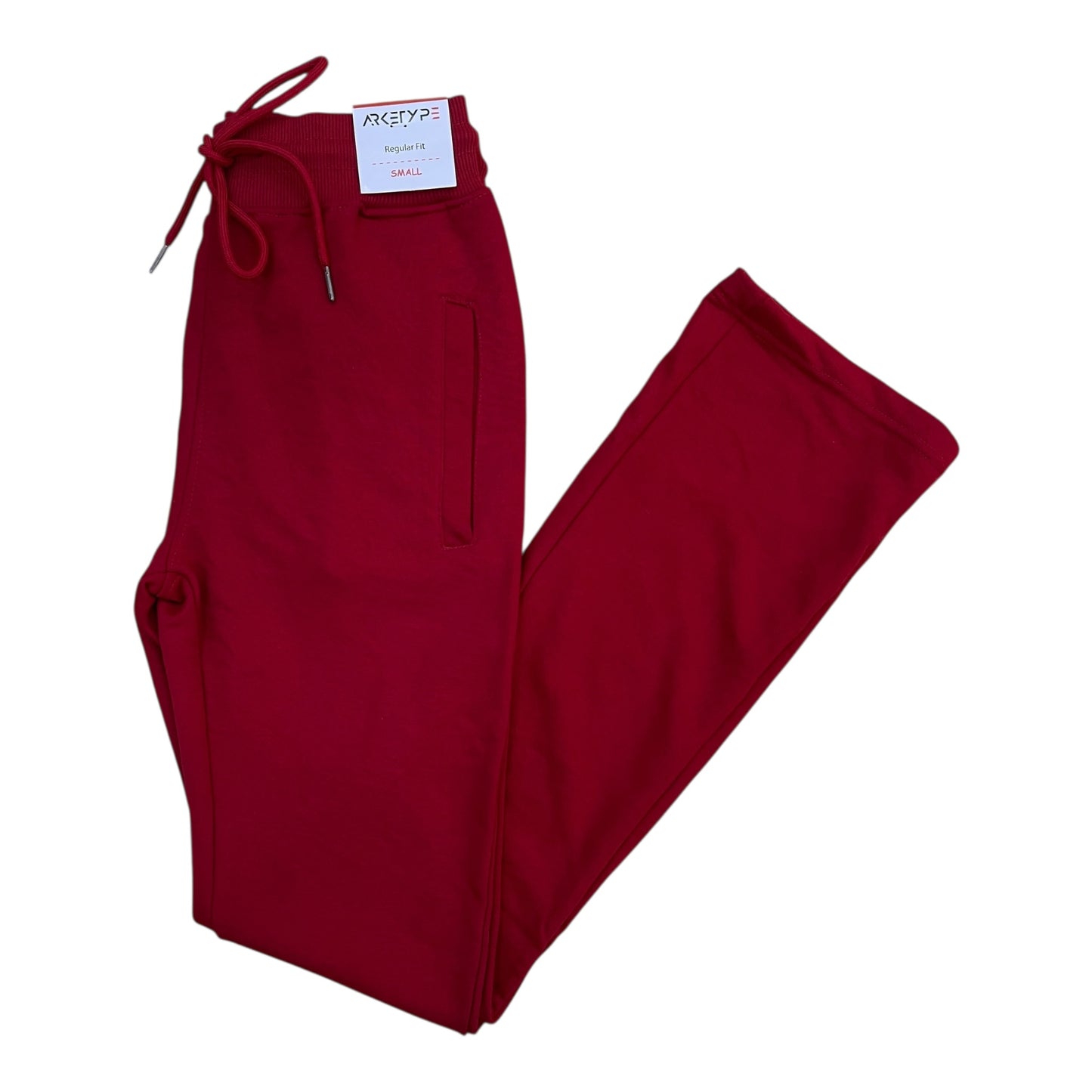 P569 - Cozy Core French Terry Fleece Stacked Pants