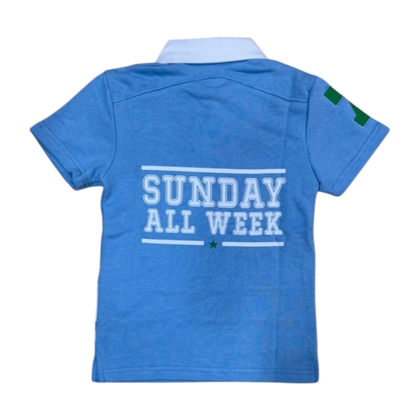 KT609K - Boy's/Kid's Sunday All Week Graphic Polo Shirt