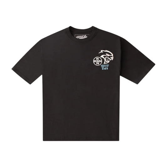 DGS6TM-306 - Dodge Hellcat Back Print Graphic T-Shirt