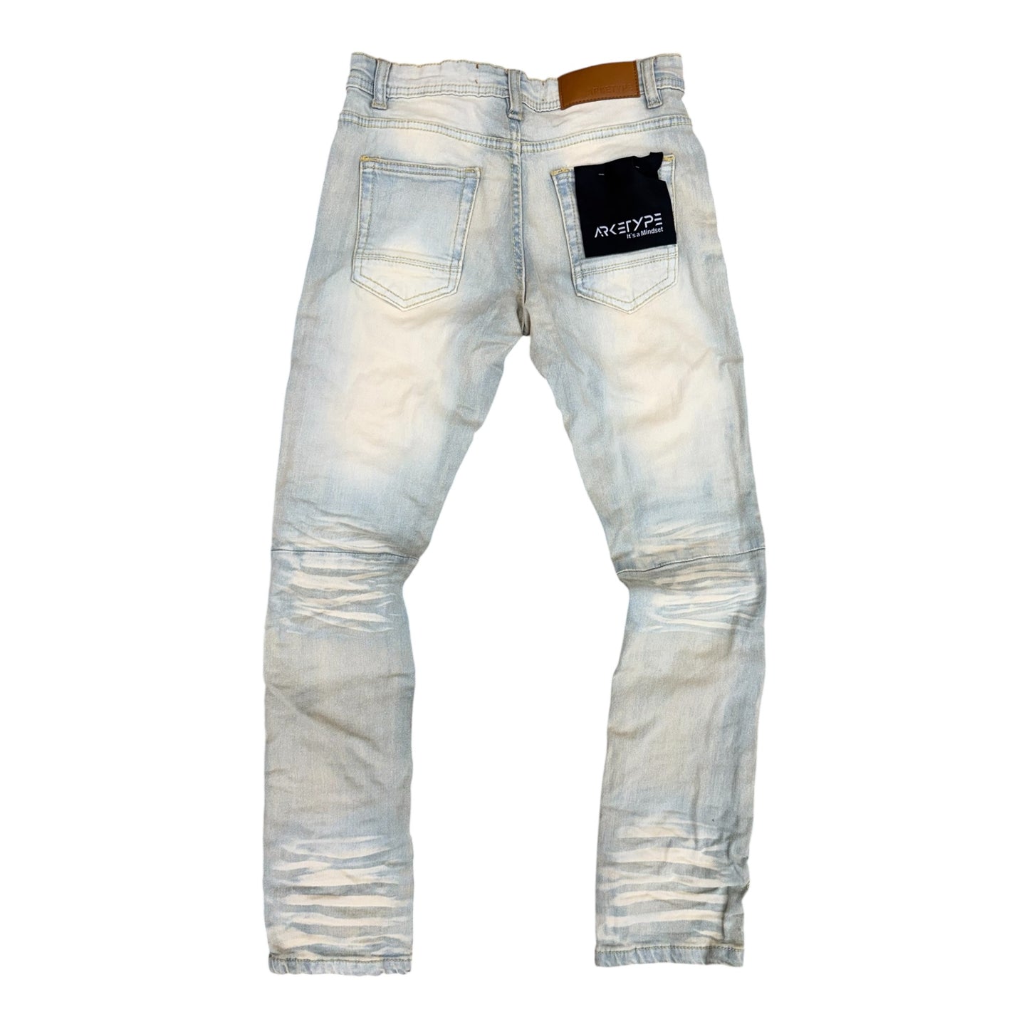 WH-P512K - Boy's/Kids Double Whisker Slim-Fit Stretch Jeans
