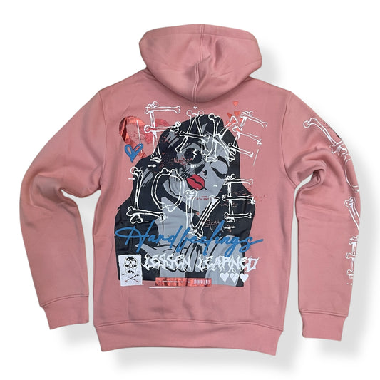 UF5607 - Fake Love Graphic Hoodie