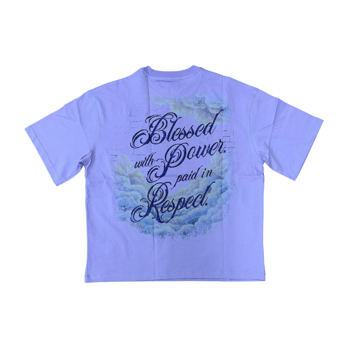 WH-RK1482192 - Blessed with Rhinestones Boxy Graphic T-Shirt