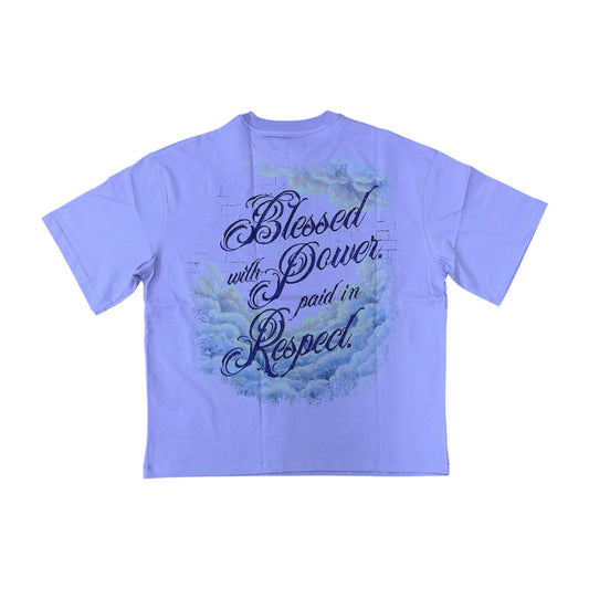 WH-RK1482192 - Blessed with Rhinestones Boxy Graphic T-Shirt