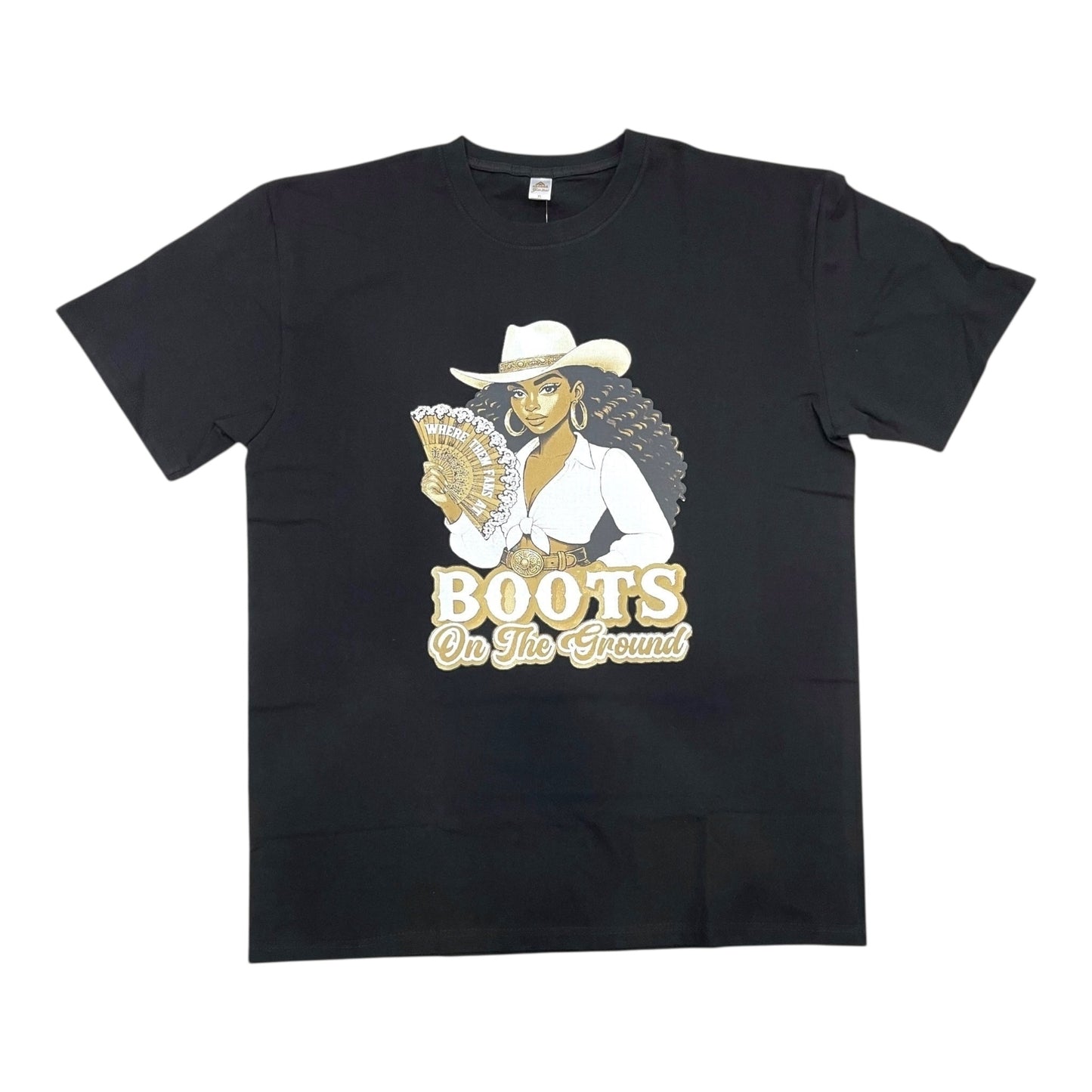 JC061825 - Boots on the Ground Regular-Fit Graphic T-Shirt