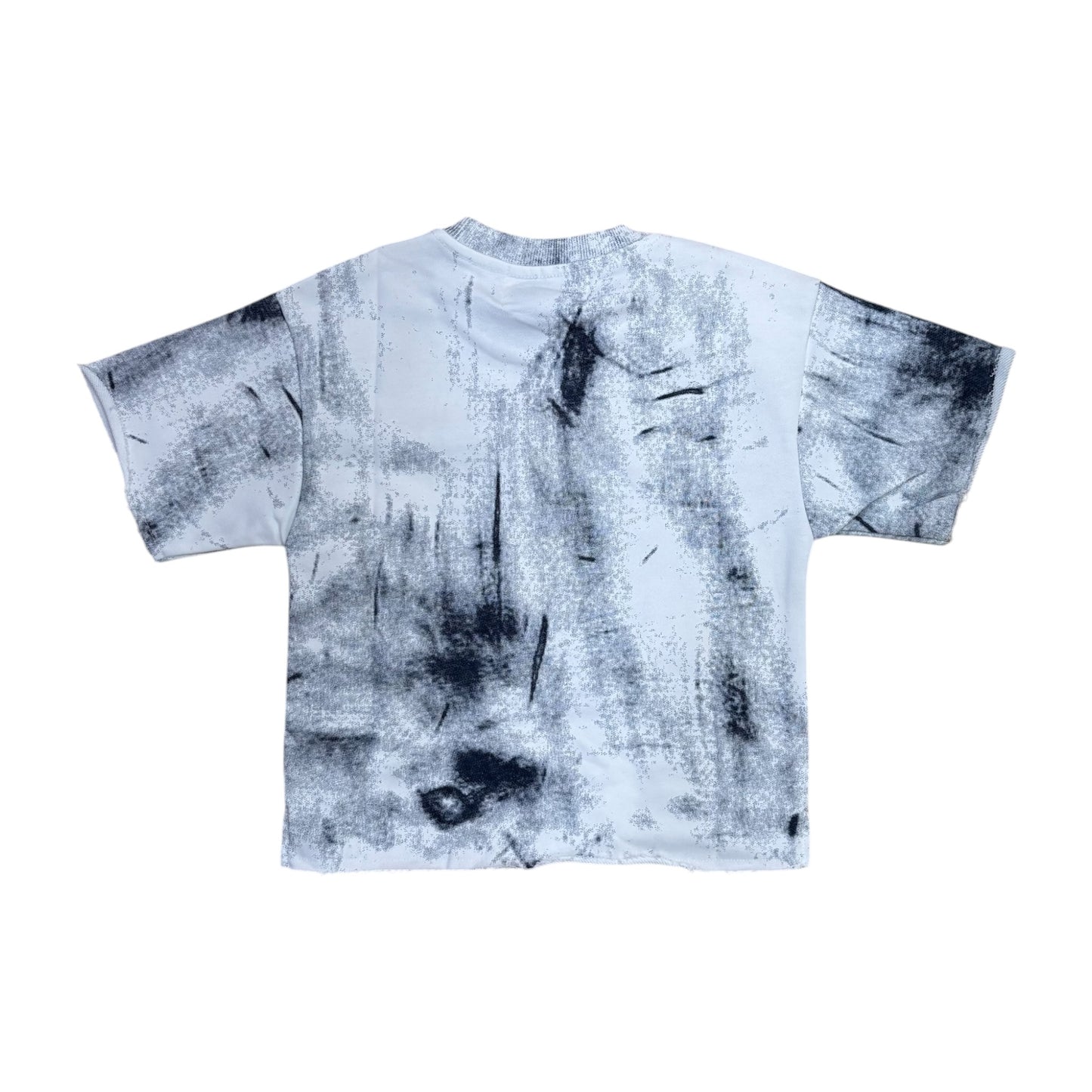T1464B - Boy's/Kid's No Risk No Glory with Rhinestones Cropped Top T-Shirt