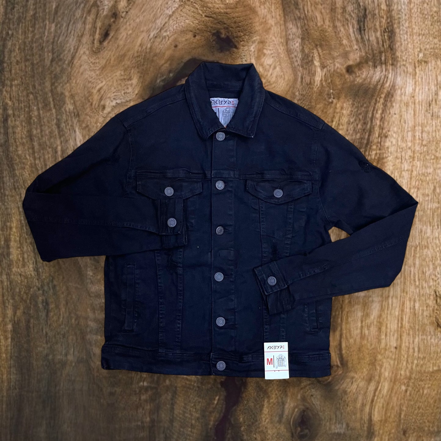 J435 - Super-C Denim Jacket (Jet Black)