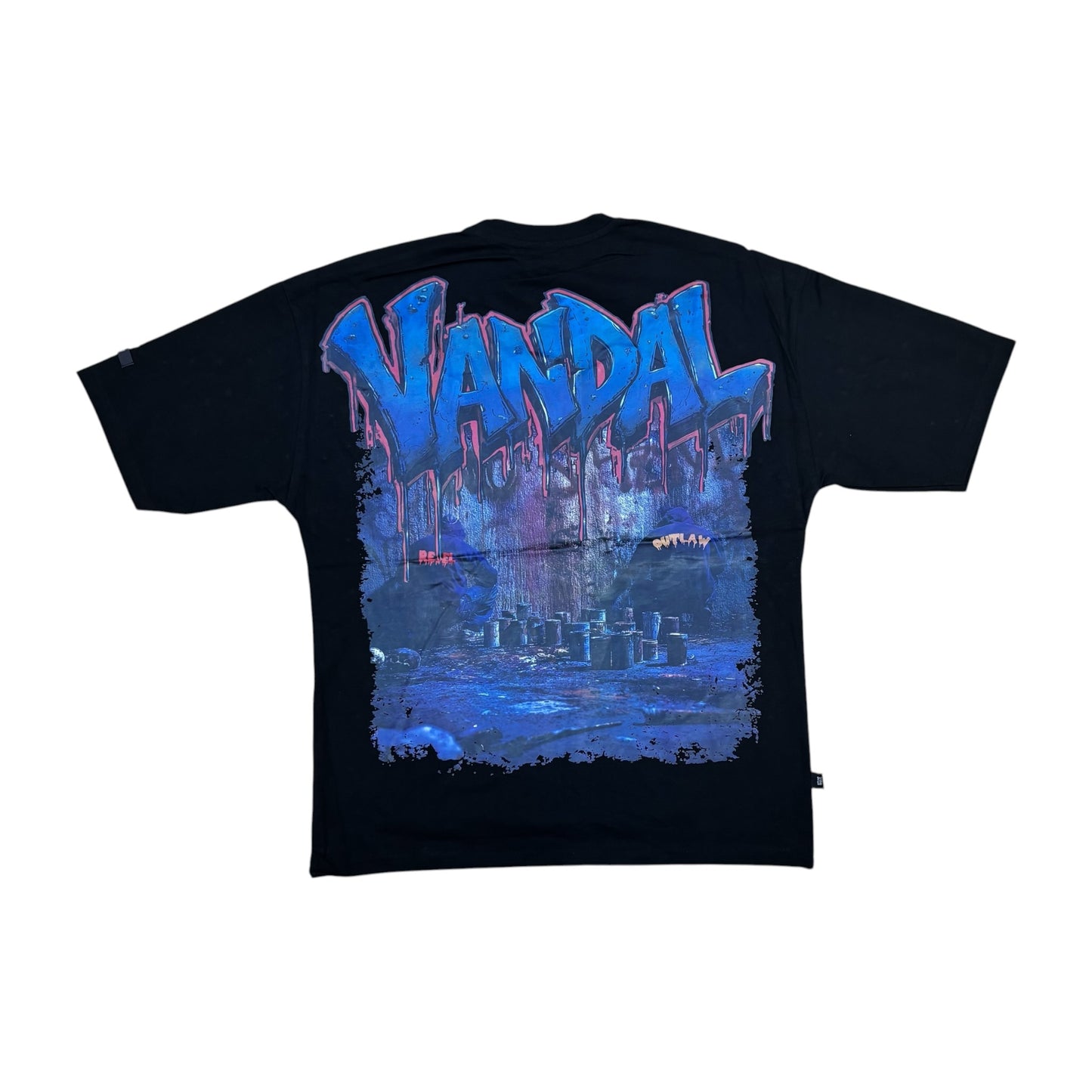 WH-SW6105 - Saint Vandal with Studs Boxy Graphic T-Shirt