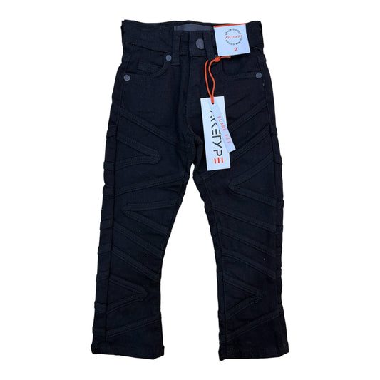P432K - Boys/Kids Charlie Stacked Flare Jeans