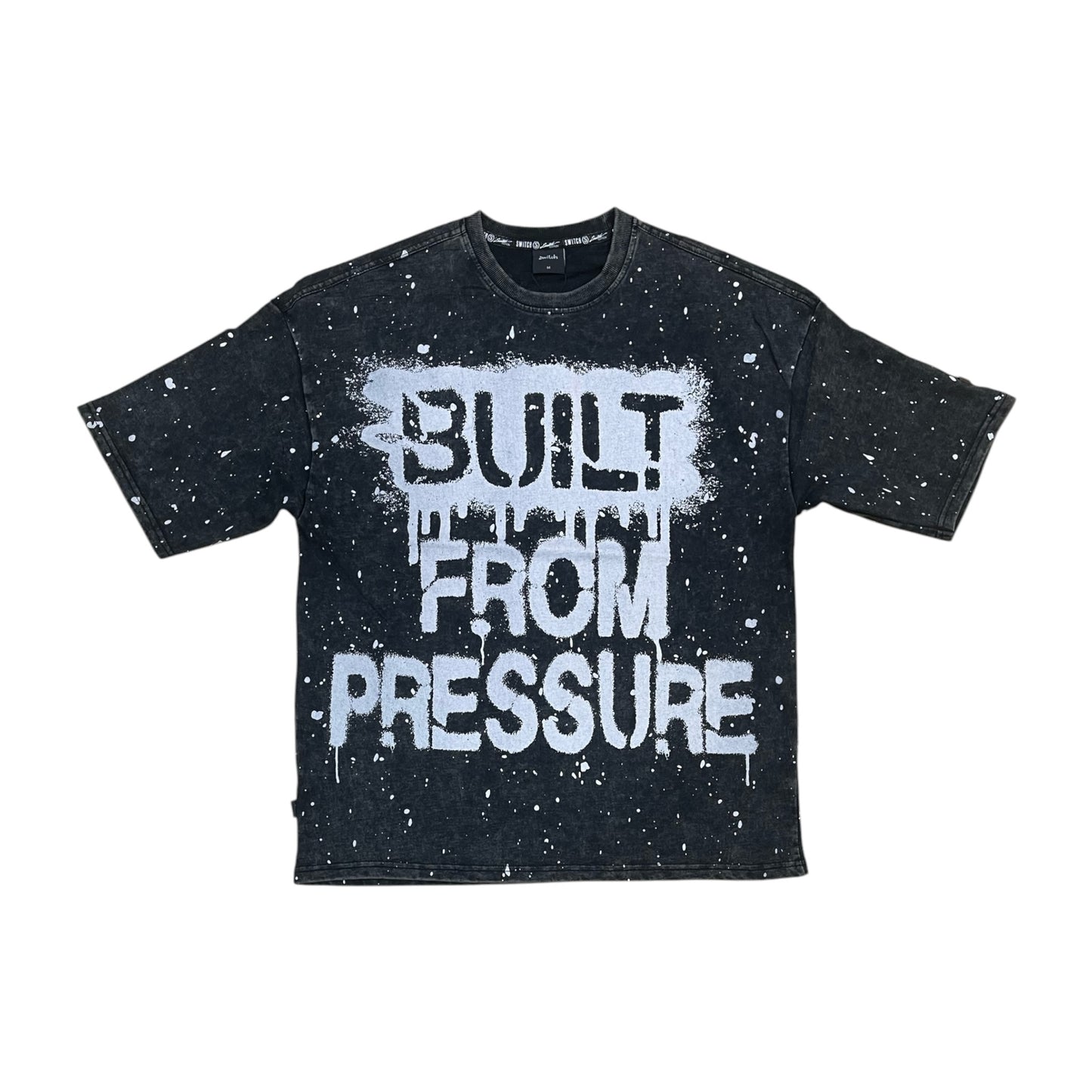 WH-SW6123 - Built From Pressure Boxy Graphic T-Shirt
