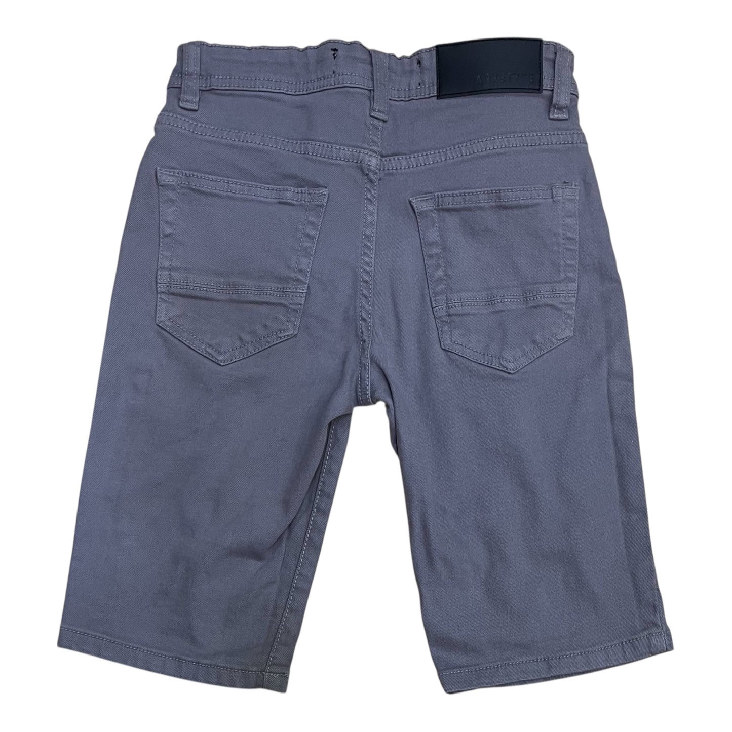 SC02K - Boys/Kids Core Twill Ripped Slim-Fit Stretch Shorts