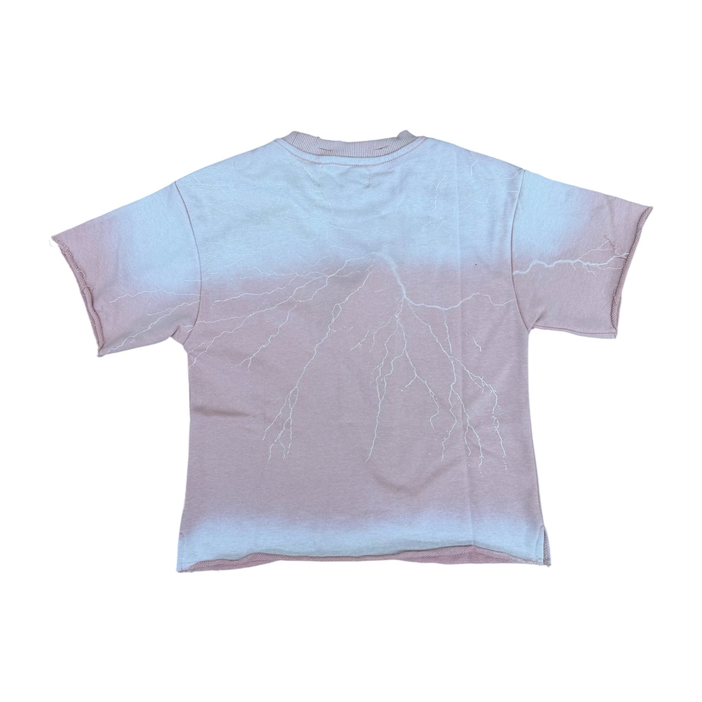 WH-T1634B - Boy's/Kid's Teen Angel with Rhinestones Crop T-Shirt