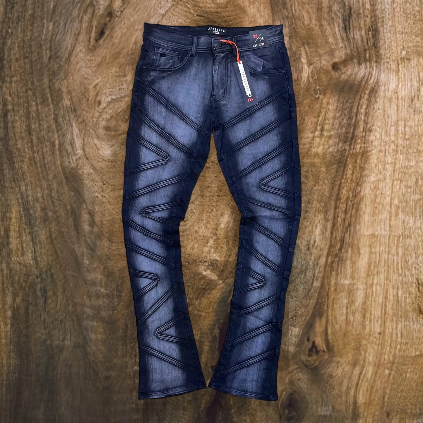 P432 - Charlie Stacked Flare Jeans