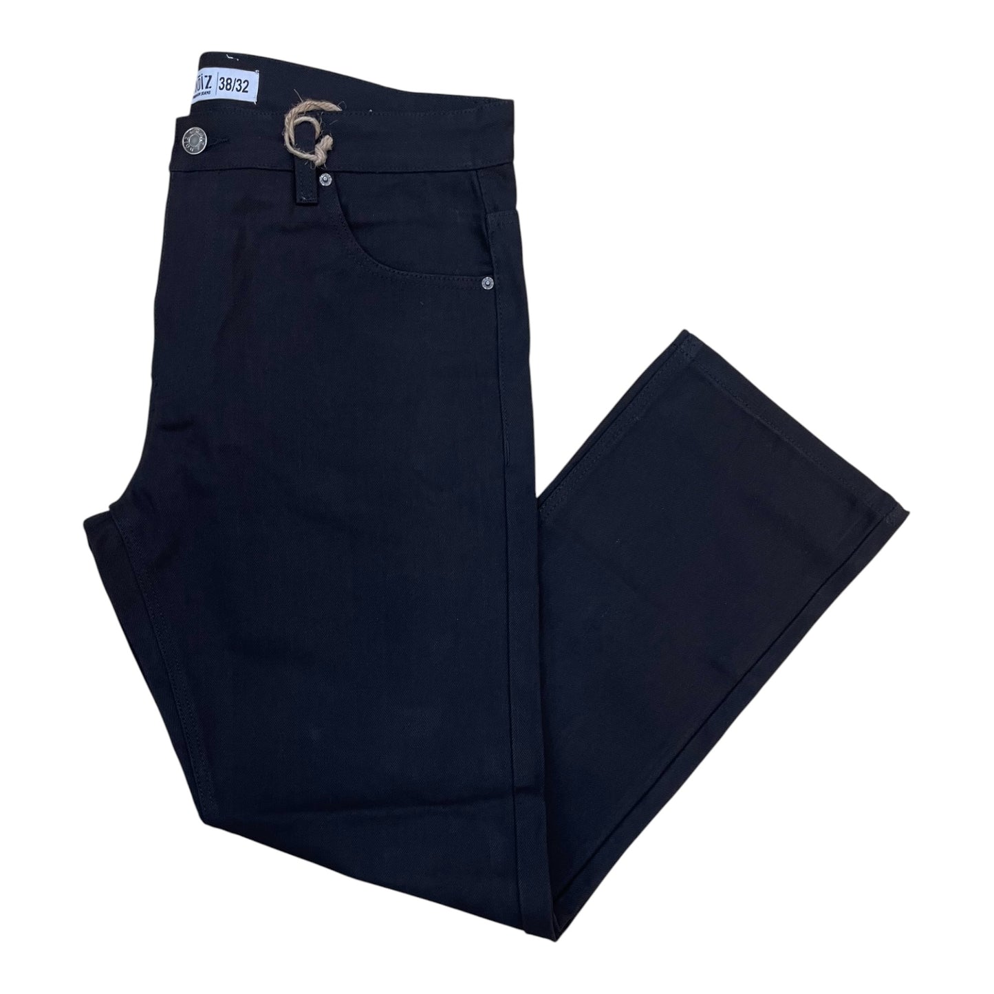 DP780 - Basic color Denim Relaxed-Fit Pants