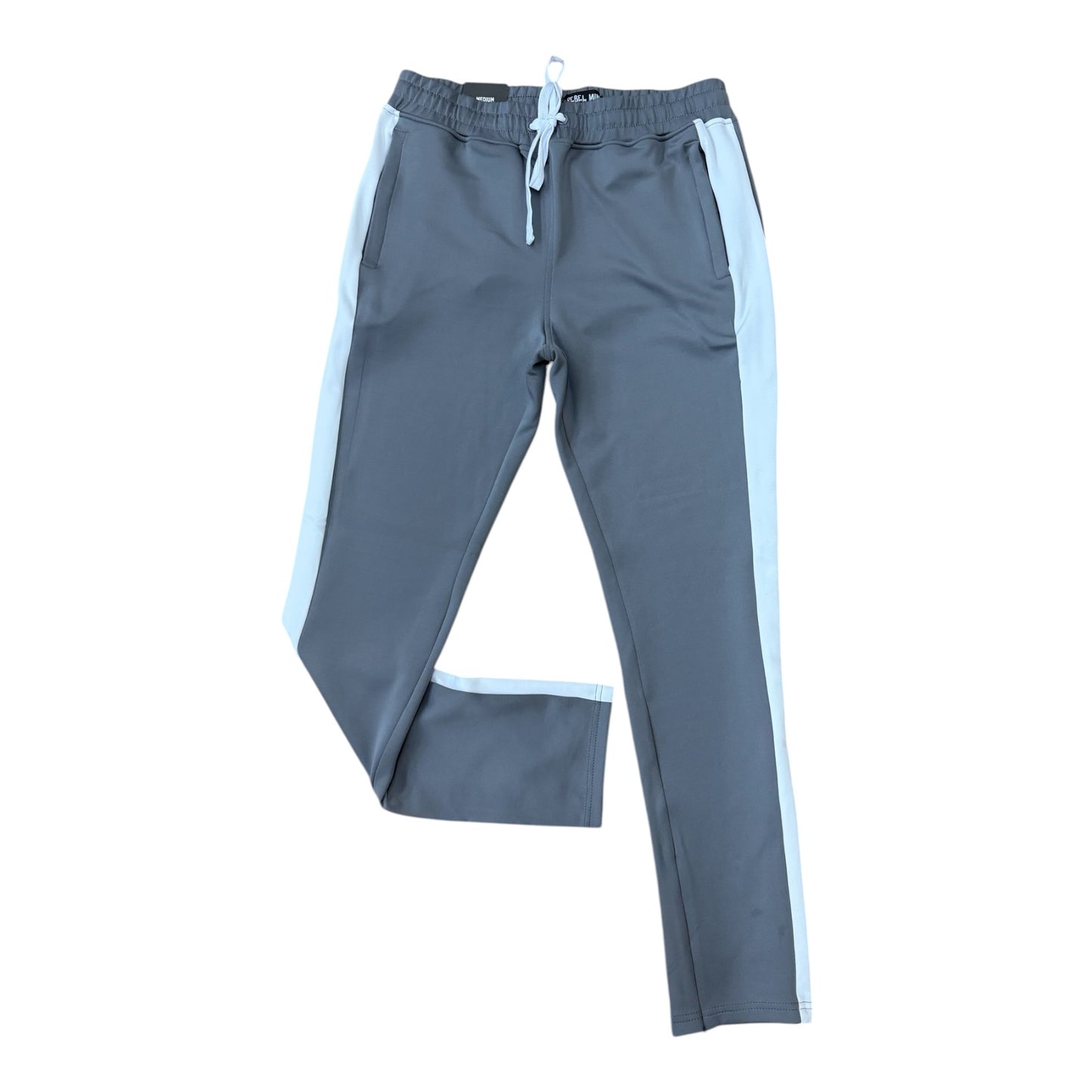 100-401 - Men's Track Pants (Grey/White)