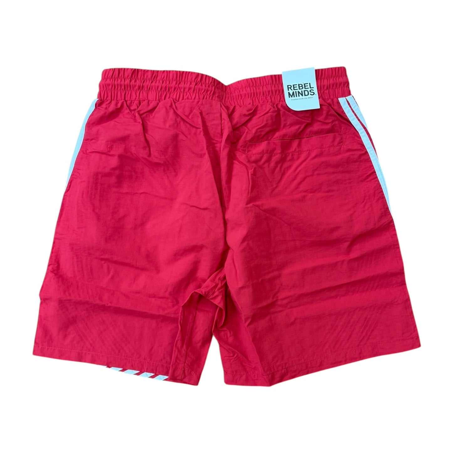 A00-14905 - Striped Relax Fit Nylon Shorts