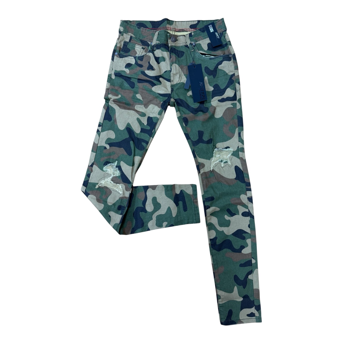 WH-P567 - Jersey Ripped Skinny-Fit Stretch Jeans