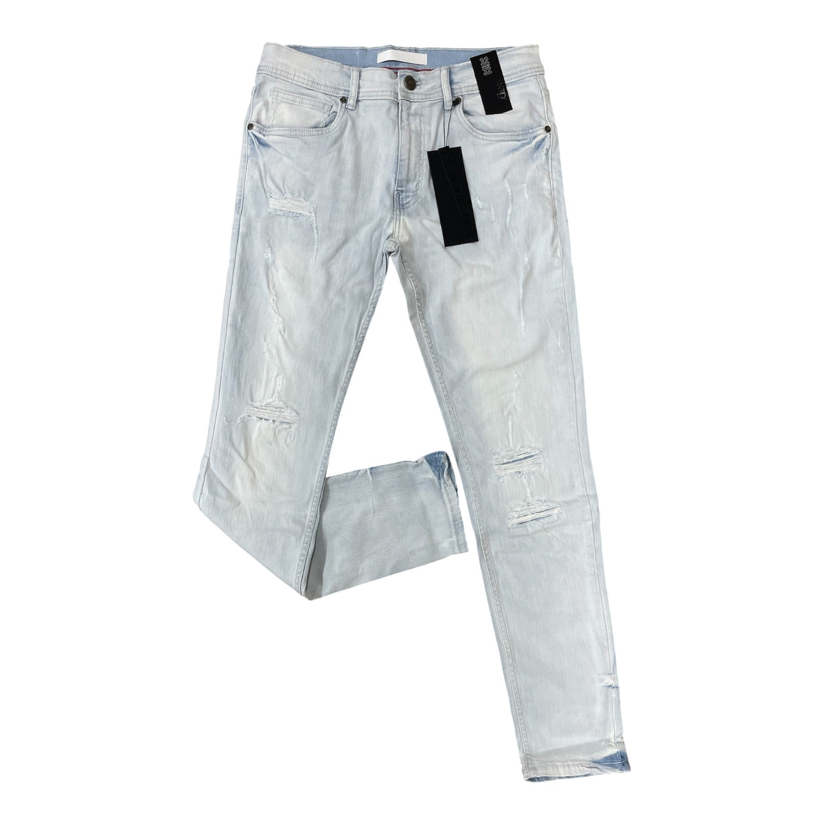 WH-P556 - True Rip & Repair Slim-Fit Stretch Jeans