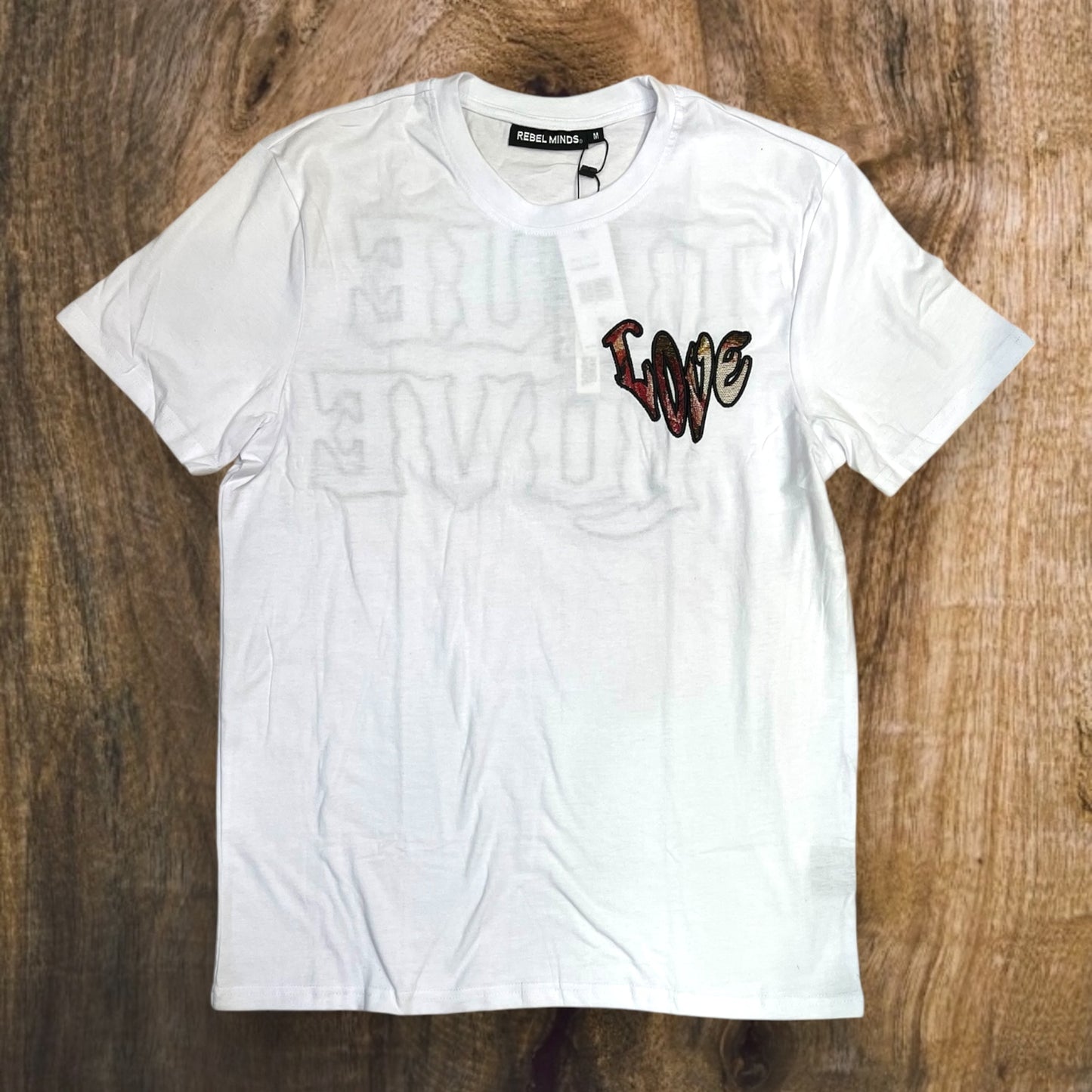 151-132 - True Love Tapestry Graphic T-Shirt