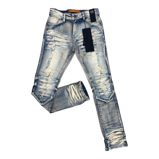WH-P512K - Boy's/Kids Double Whisker Slim-Fit Stretch Jeans