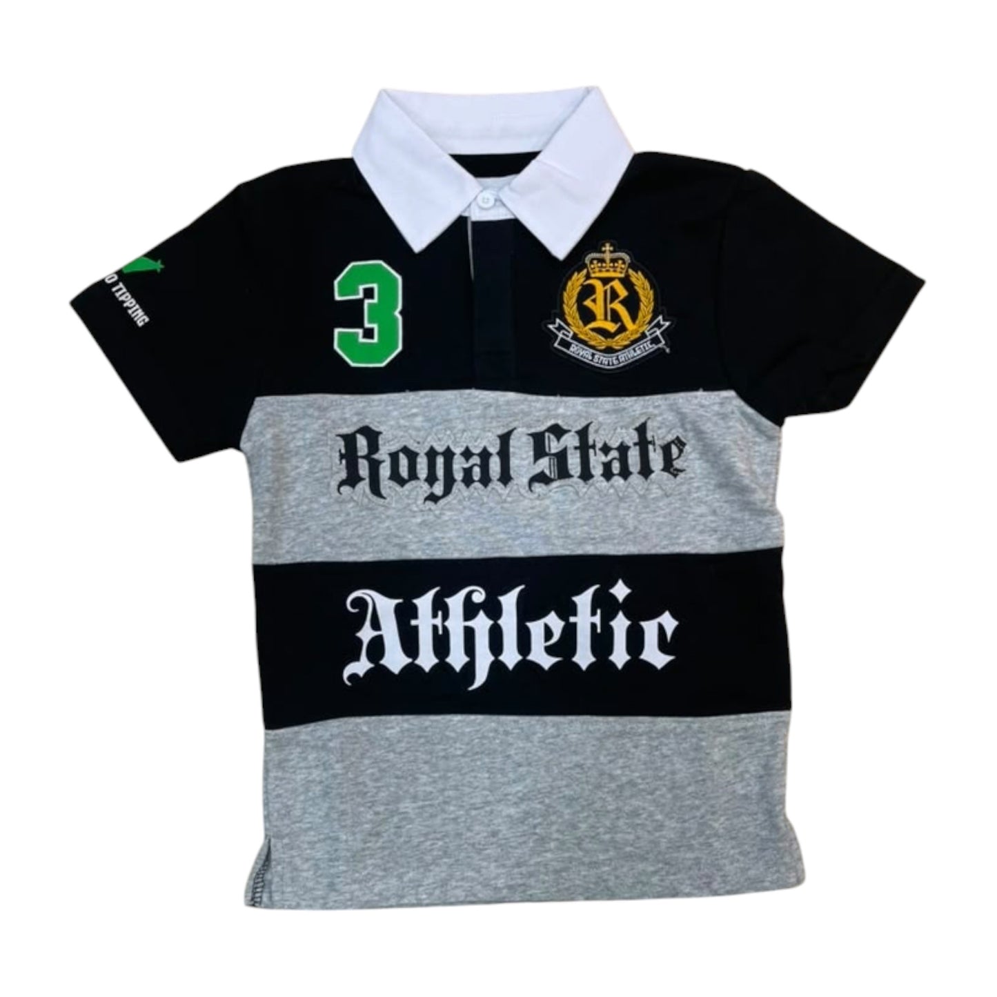 KT607K - Boy's/Kid's Royal State Graphic Polo Shirt