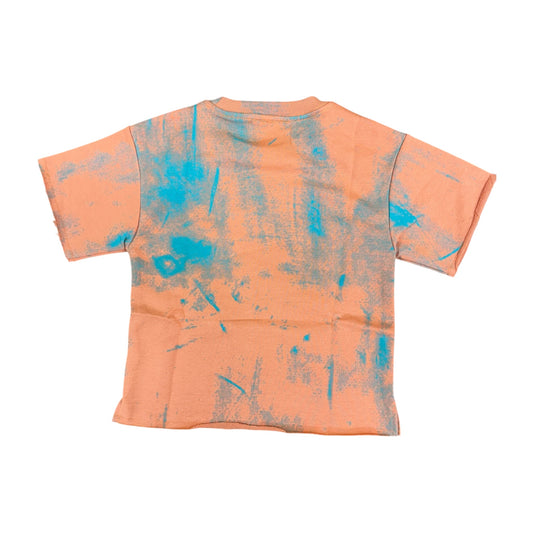 WH-T1459B - Boy's/Kid's Relax Rhinestones Cropped Top T-Shirt