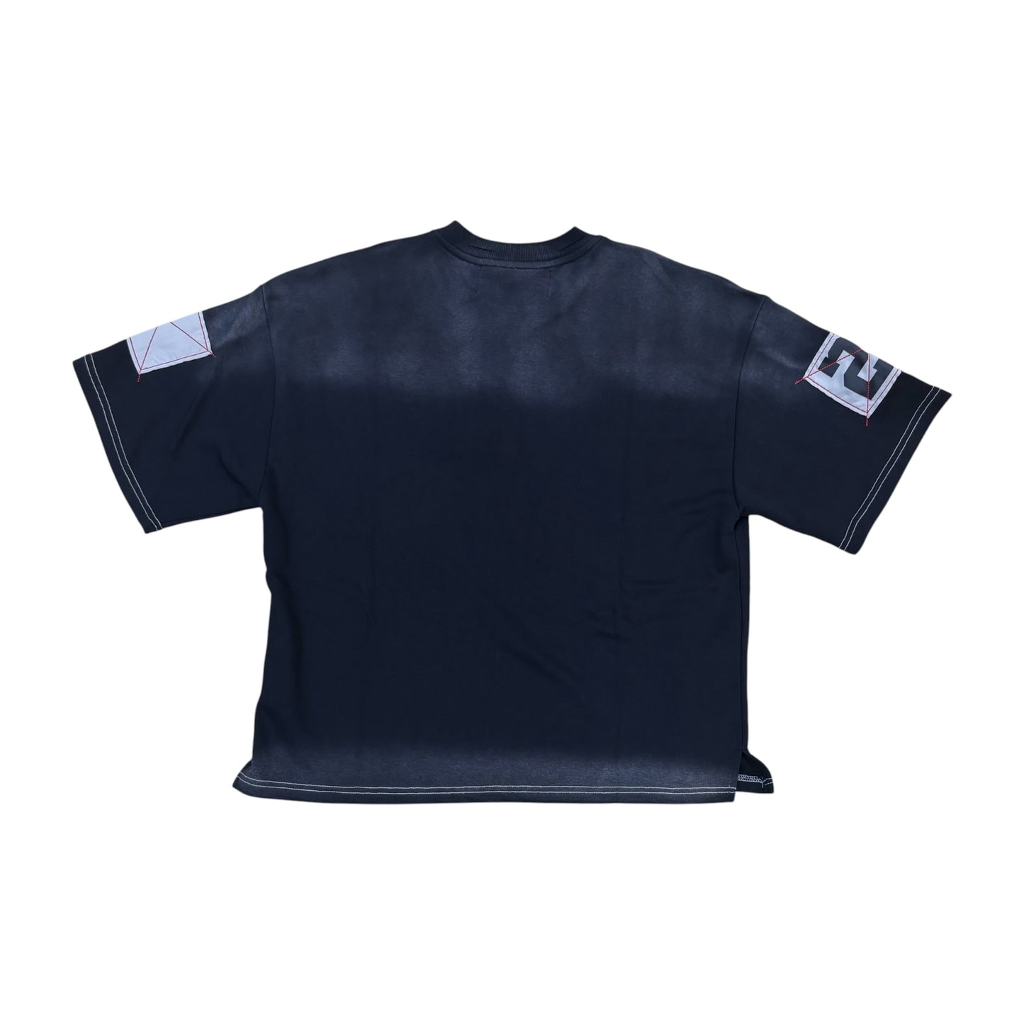 WH-T1610 - None of us are Free with Rhinestones n Studs Boxy T-Shirt