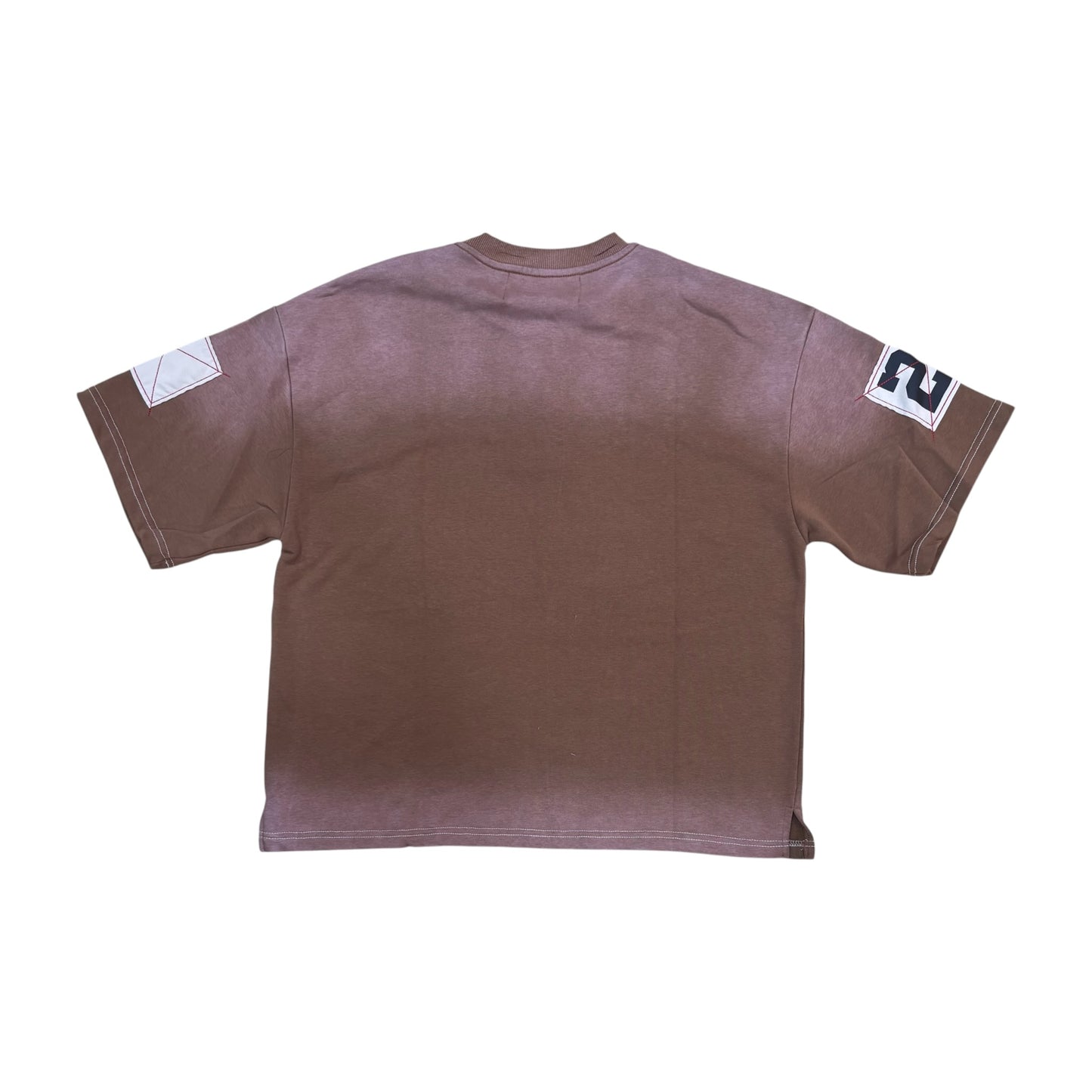 WH-T1610 - None of us are Free with Rhinestones n Studs Boxy T-Shirt