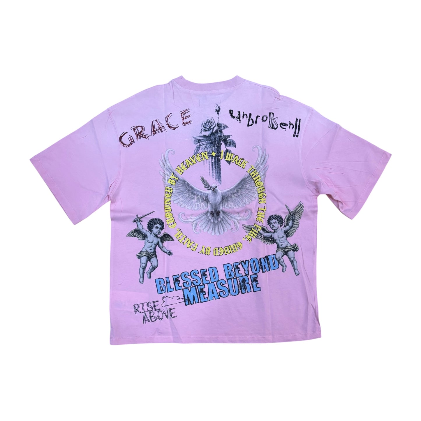 WH-RK1482118 - Rise Above Relaxed Boxy Graphic T-Shirt