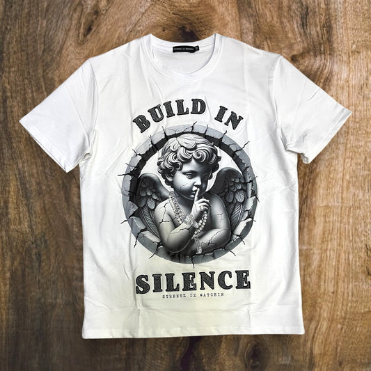 SIW5241 - Build in Silence Rhinestone Premium Graphic T-Shirt
