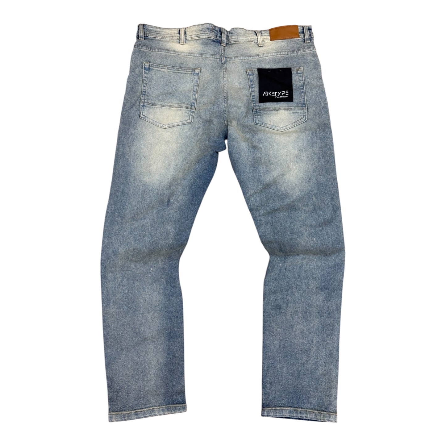 PC03X - Big Men's Core Ripped Slim-Fit Stretch Jeans