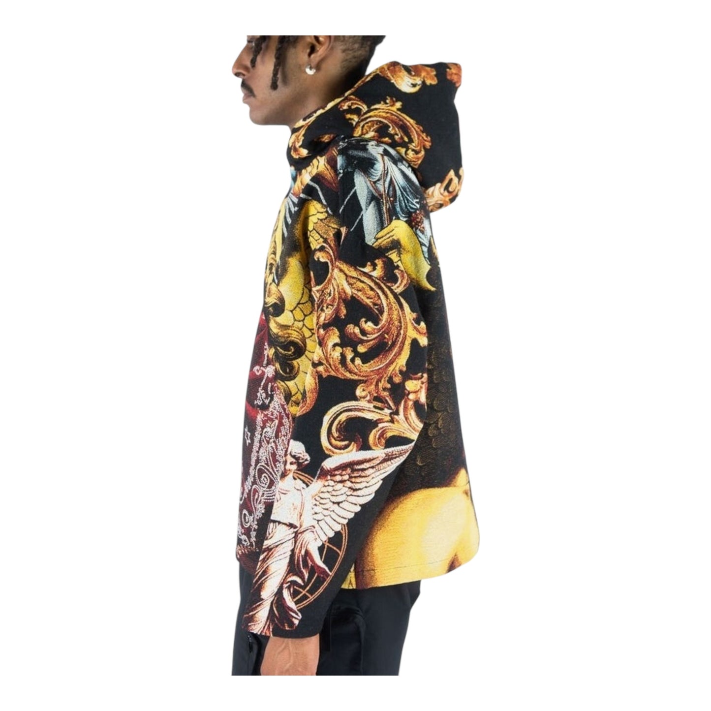 152-350 - Masked Anger Tapestry Hoodie
