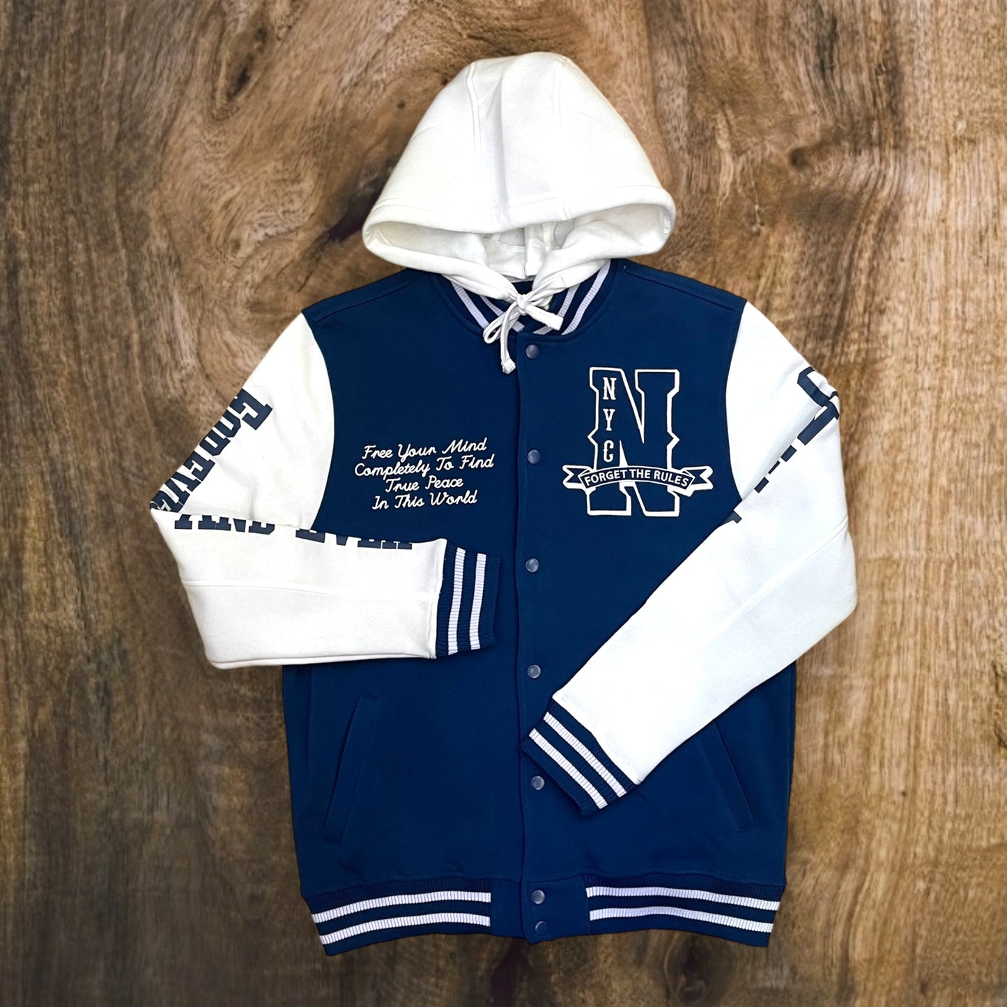 142-511 - Forever & Ever Fleece Varsity Jacket