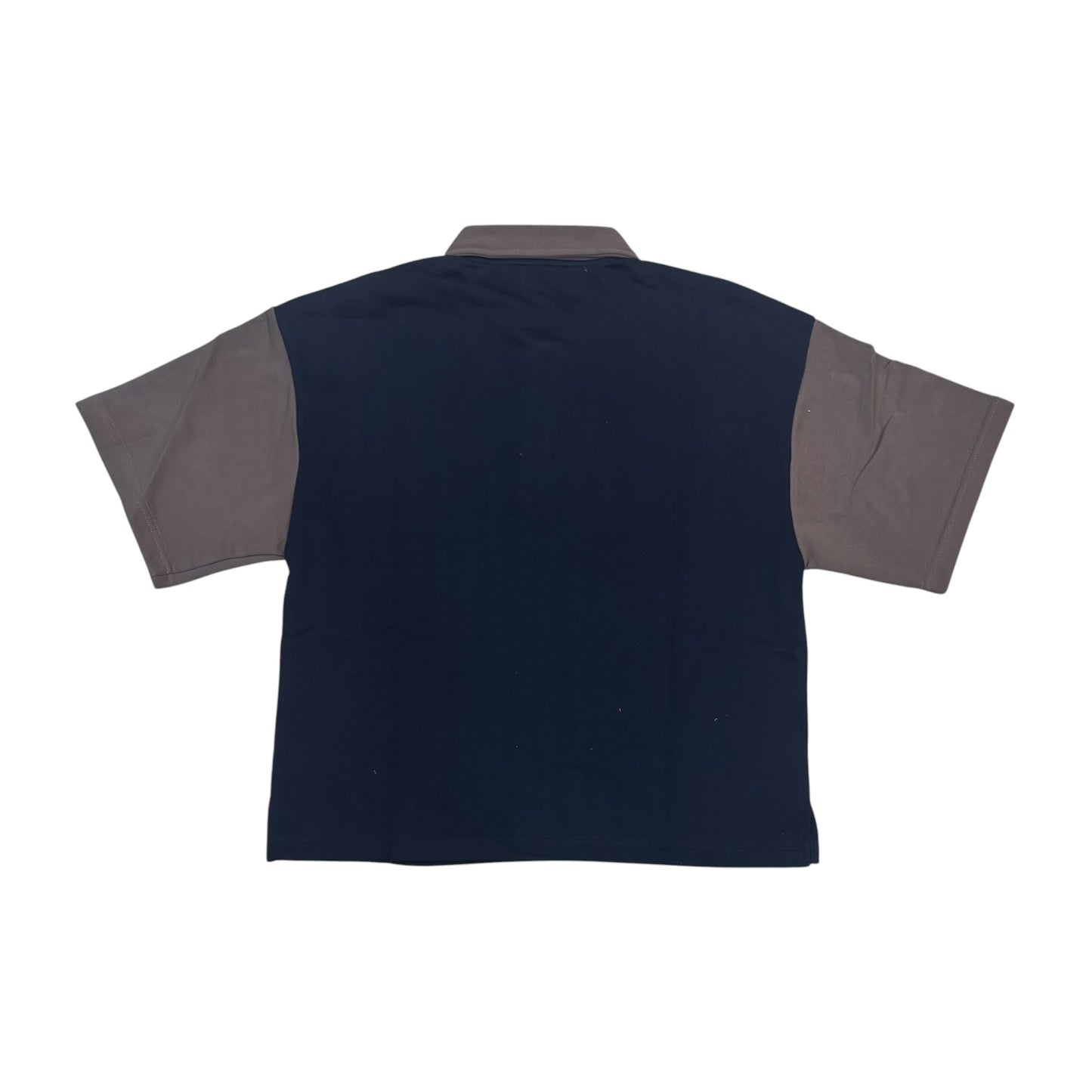 WH-CP1618 - Hustle Boy with Rhinestones n Studs Polo Boxy Shirt