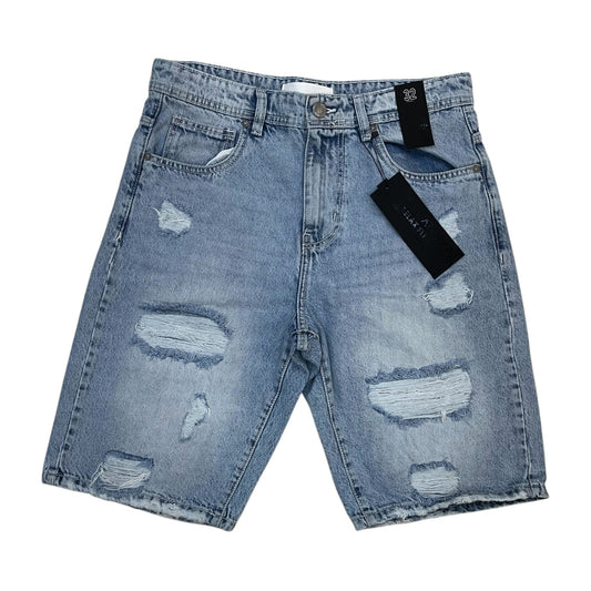 WH-S612 - 90's Ripped Relax-Fit Non-Stretch Jorts