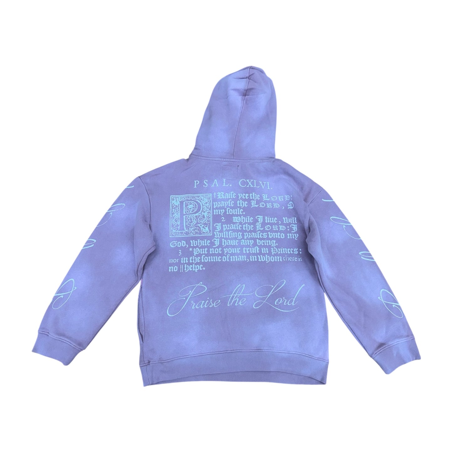 WH-F2657 - Praise Washed Graphic Pullover Fleece Hoodie