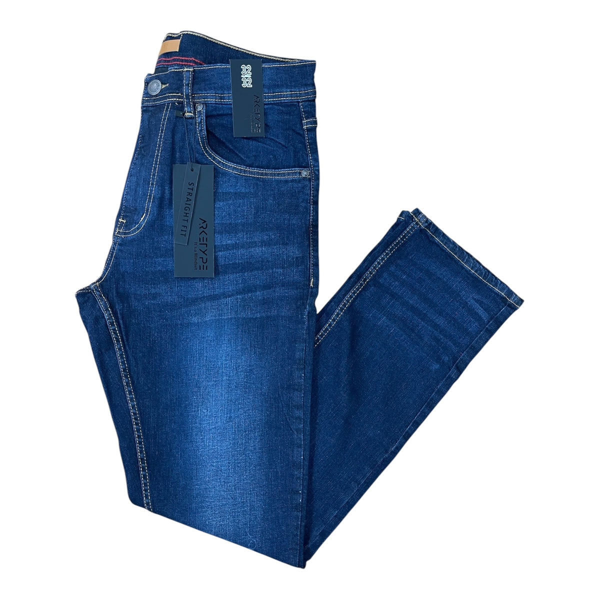 PC04 - Core Straight-Fit Stretch Jeans