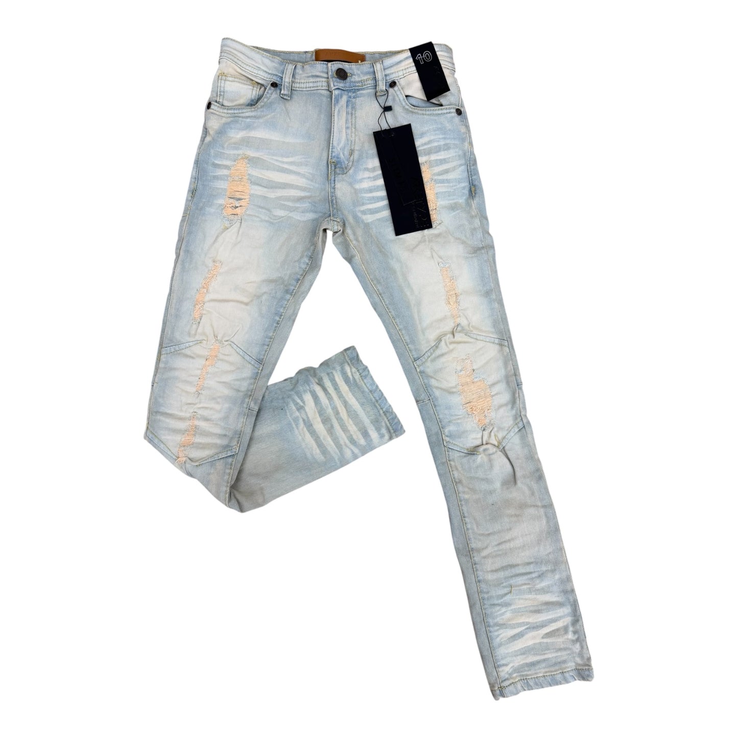 WH-P512K - Boy's/Kids Double Whisker Slim-Fit Stretch Jeans