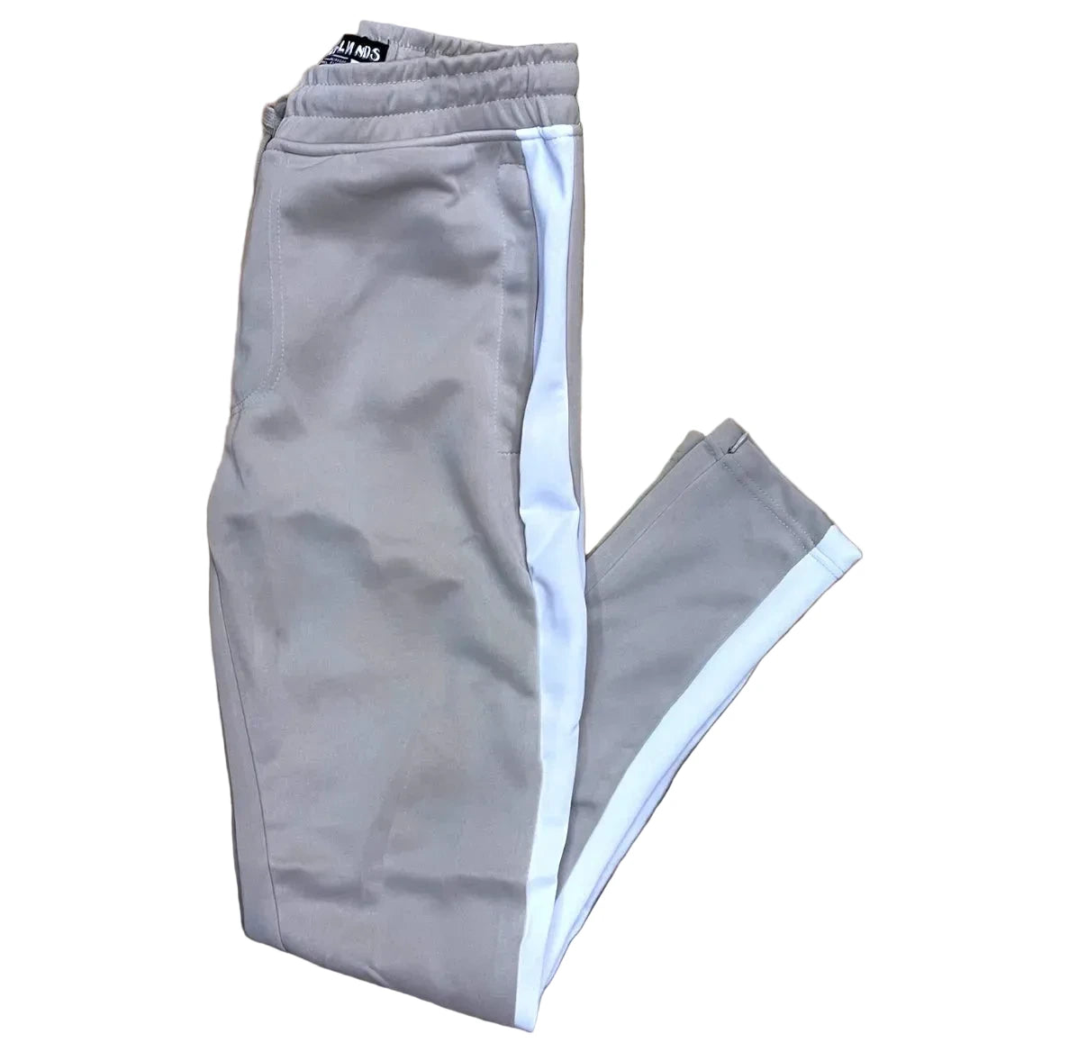 100-402 - Track with Wide Side Stripes and Drawstring Slim-Fit Pant