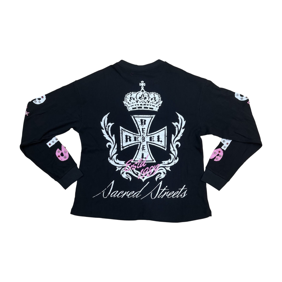 WH-1163-201 - Sacred Streets with Studded Sleeves L/S Thermal