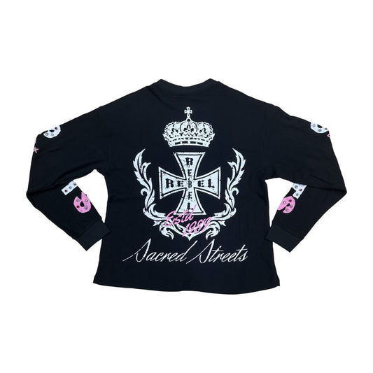 WH-1163-201 - Sacred Streets with Studded Sleeves L/S Thermal
