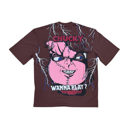 CKS6TM-701 - Chucky Wanna Play? Graphic T-Shirt