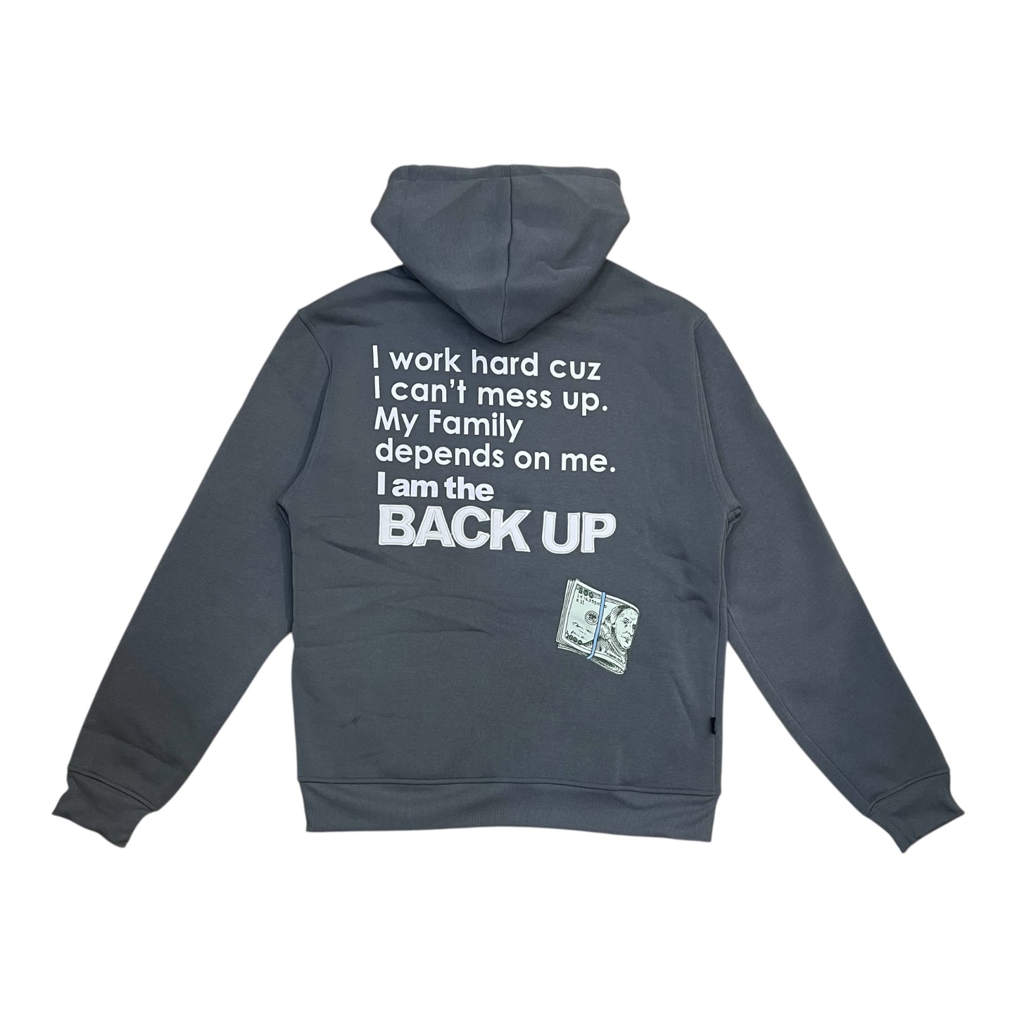 SF4236 - I Am The Back Up Fleece Graphic Hoodie